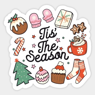 Tis The Season Christmas Season Sticker